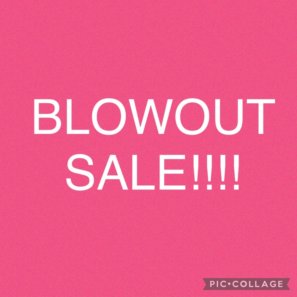 BLOWOUT SALE! Visit my closet items uploaded daily